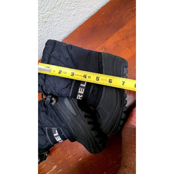 Sorel Kids Insulated Winter Snow Boots Black Size 7 - Picture 6 of 8